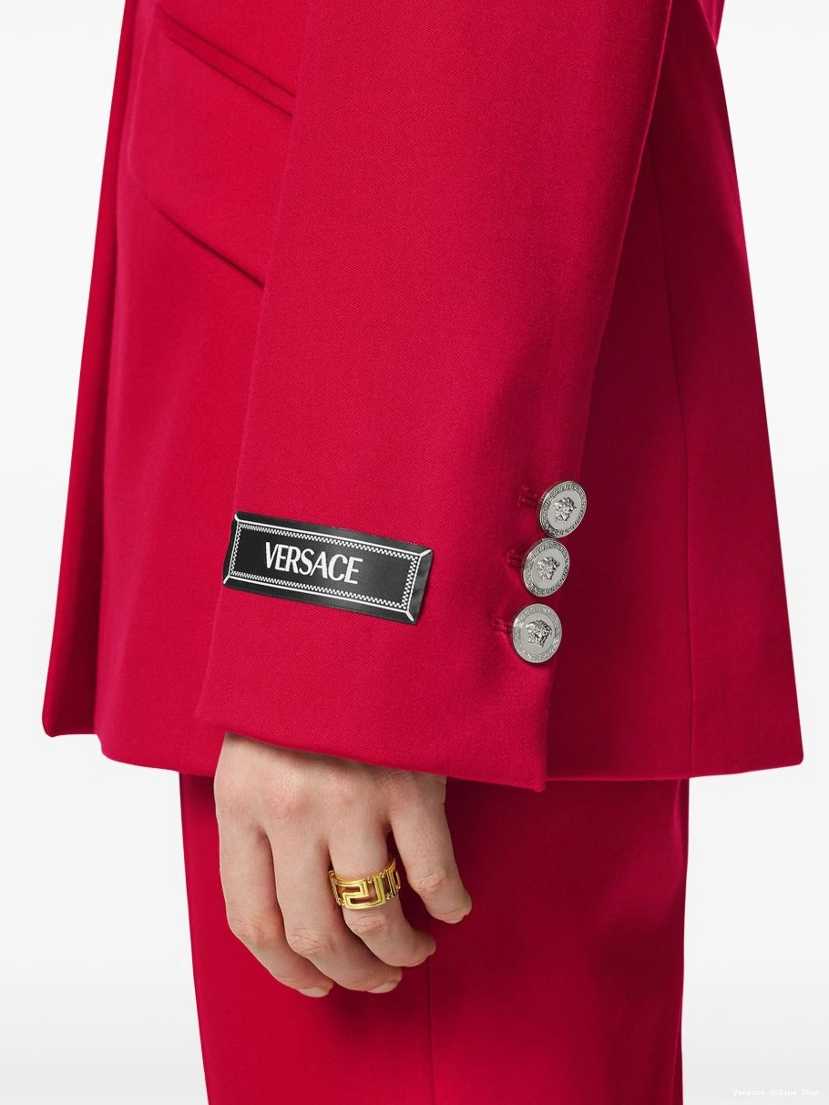 Affordable DV Women Versace grain-de-poudre blazer 0714